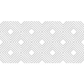 Мореска Декор геометрия белый 1641-8631 20х40