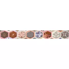 Navarra Бордюр Carmin "Arabesco" 50,5х6,2