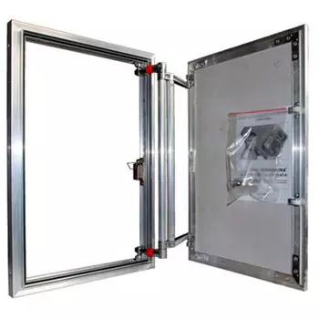 Нажимной люк невидимка под плитку Практика Евроформат АТР 40-80