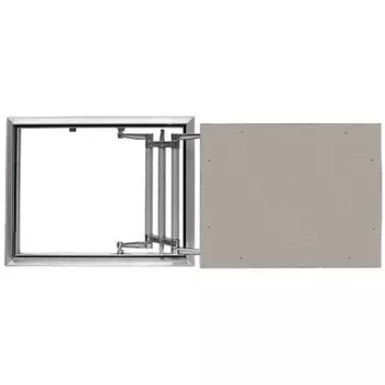 Нажимной люк невидимка под плитку Практика Евроформат-R ECKP-50-40