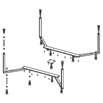 Ножки для ванны Riho Colorado POOTSET14