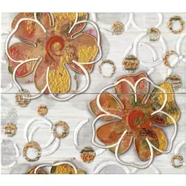 Nubia Conjunto Biga Ocre Панно комплект из 2 плиток 250х600 мм/500x600 мм