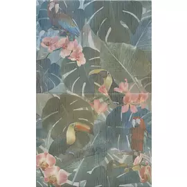 Пальмовый лес Панно HGD\A362\4x\6000 50x80