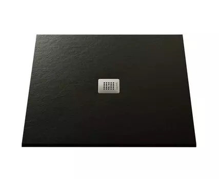 Поддон для душа Acquabella BASE_SLATE_90_CUAD_NEGRO_90x90