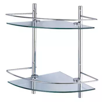 Полка стеклянная двойная Wasserkraft K-3122