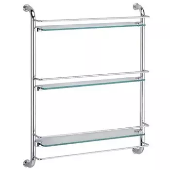 Полка стеклянная тройная Wasserkraft K-2033