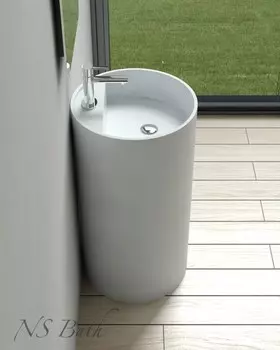 Раковина из искусственного камня NSBath NSF-4646G, глянцевая