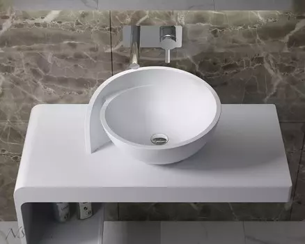 Раковина из искусственного камня NSBath NST-5045M, матовая