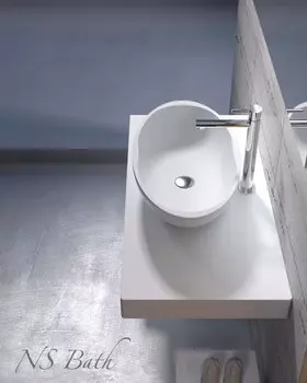 Раковина из искусственного камня NSBath NST-6435G, глянцевая