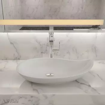 Раковина из искусственного камня NSBath NST-6538G, глянцевая