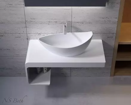 Раковина из искусственного камня NSBath NST-6733M, матовая