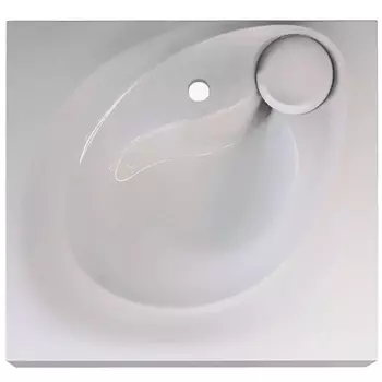 Раковина на стиральную машину AquaGranitEx Luna 60x55 M-01S