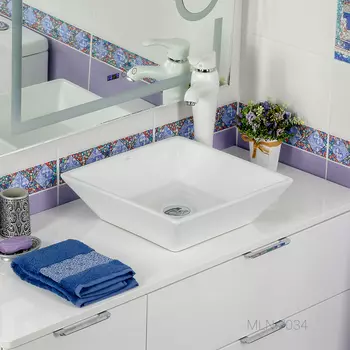 Раковина накладная MELANA MLN-7034