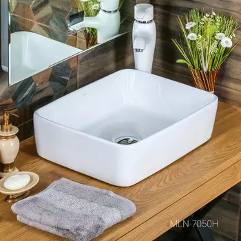Раковина накладная MELANA MLN-7050H