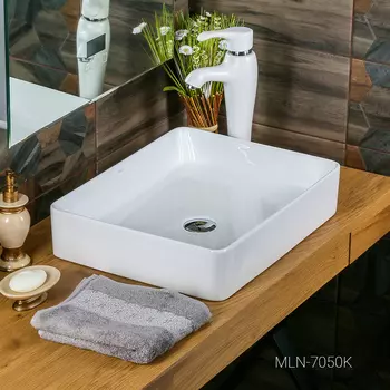 Раковина накладная MELANA MLN-7050K