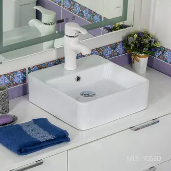 Раковина накладная MELANA MLN-7063D
