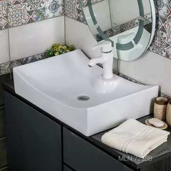 Раковина накладная MELANA MLN-7235B