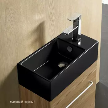 Раковина накладная MELANA MLN-9048AMB (матовая черная)