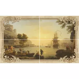 Rotterdam beige 01 Панно 60х100 (панно из 4-х шт)