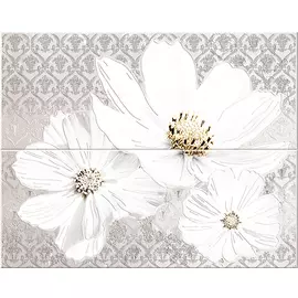 Sfumato grey Панно Floret 50,5х40,2