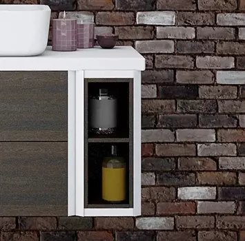 Шкаф открытый Акватон Брук 20 Дуб феррара