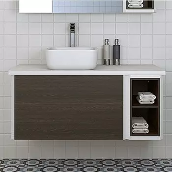 Шкаф открытый Акватон Брук 40 Дуб феррара