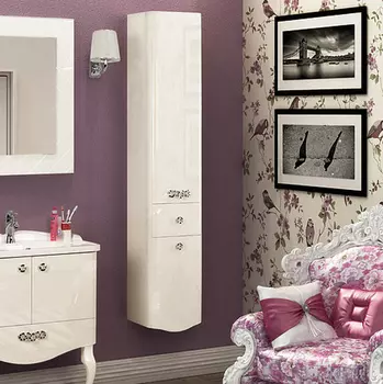 Шкаф-пенал Акватон Венеция белый R