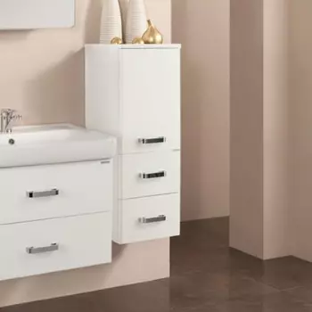 Шкаф полуколонна Акватон Америна белый