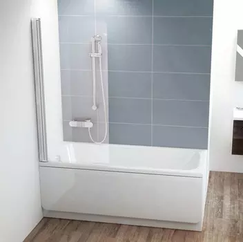 Шторка на ванну Ravak Chrome CVS1-80 L 7QL40100Z1