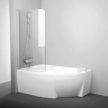 Шторка на ванну Ravak Chrome CVSK1 ROSA 140/150 L 7QLM0U00Y1