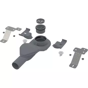 Сифон низкий и комплект регулируемых ног AlcaPlast APZ-S6