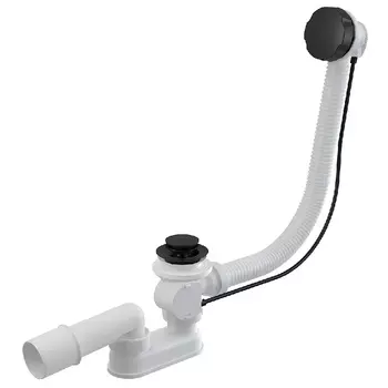 Слив-перелив для ванны AlcaPlast A55BLACK