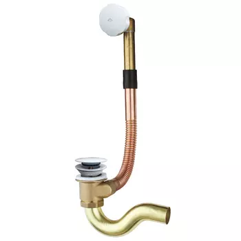 Слив-перелив для ванны Timo 8004/16 White