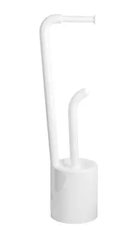 Стойка FIXSEN Wendy напольная б/д + ерш белая (FX-7032-02)