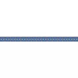 Stripes Бордюр бусинка синий 1,3х20