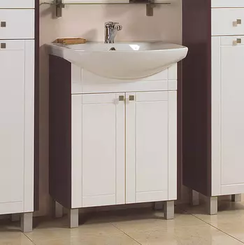 Тумба для раковины Акватон Альпина 65 венге