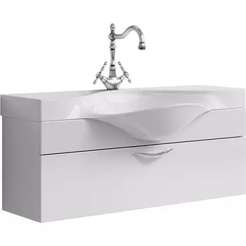 Тумба под раковину Aqwella Brodway 110 см Brw.01.10/001/W