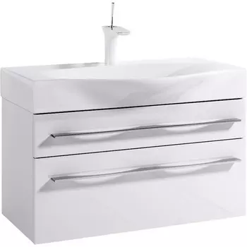 Тумба под раковину Aqwella Milan 80 см Mil.01.08/2/W