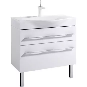 Тумба под раковину Aqwella Milan 80 см Mil.01.08/2n/W