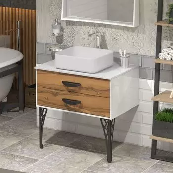 Тумба под раковину Smile Дольче 80 см 00-00000657