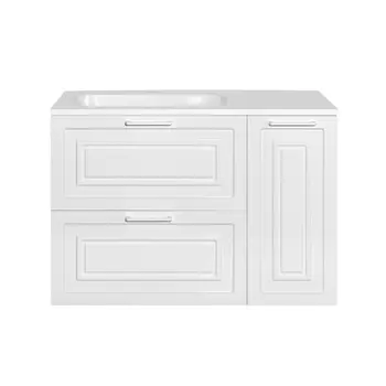 Тумба с раковиной Style Line Альба с корзиной для белья ЛС-000010052 универсальная 90см