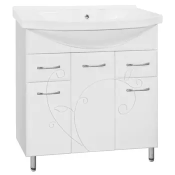 Тумба с раковиной Style Line Эко Фьюжн 80 ЛС-00000076