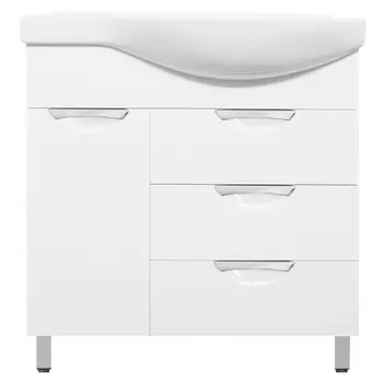 Тумба с раковиной Style Line Жасмин 82 L ЛС-00000526