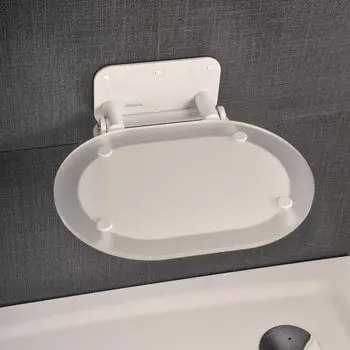 Унивеpсальное сиденье для душа Ravak OVO-Chrome CLEAR/WHITE