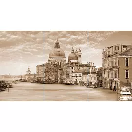 Venice Панно стекло из 3-х плиток 75х40