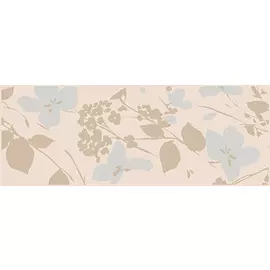 Вилланелла Декор Цветы беж MLD\B67\15084 15х40