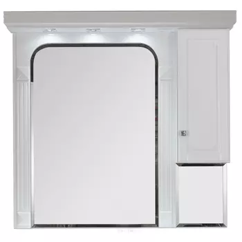 Зеркало-шкаф Aquanet Фредерика 125см 182012