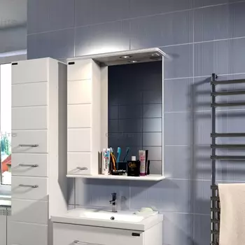 Зеркало-шкаф СанТа Омега 60 см 107003