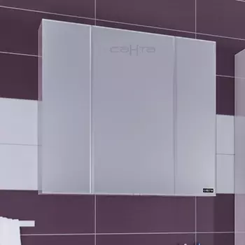 Зеркало-шкаф СанТа Стандарт 90 см 113017