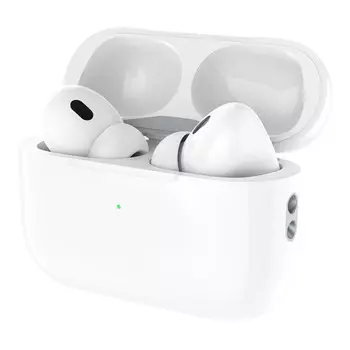 Беспроводные наушники с микрофоном Deppa Air Pro ANC, TWS, BT 5.2, 300 мАч, ANC, QI (44194) Белый